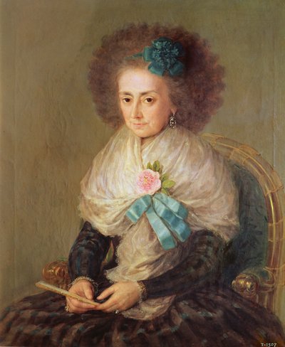 Dona Maria Antonia Gonzaga, Marquesa de Villafranca door Francisco de Goya